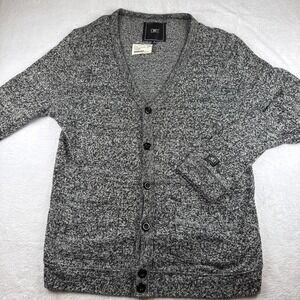 NWT! Obey Propaganda Mens Size M Medium Gray Vagabond Cardigan Sweater